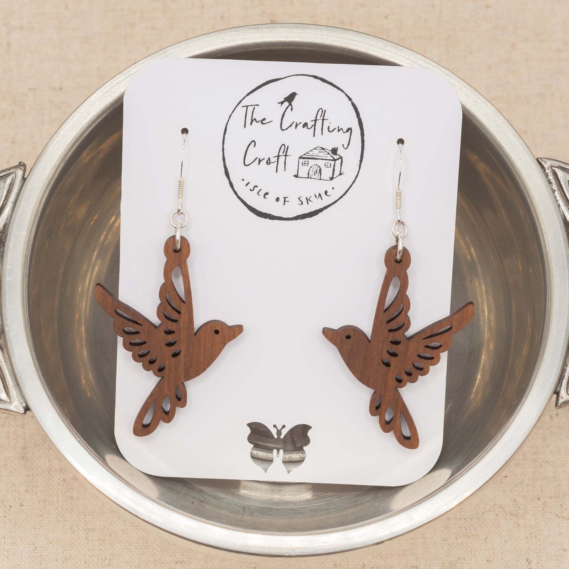 Hummingbird drop earrings for any nature lover