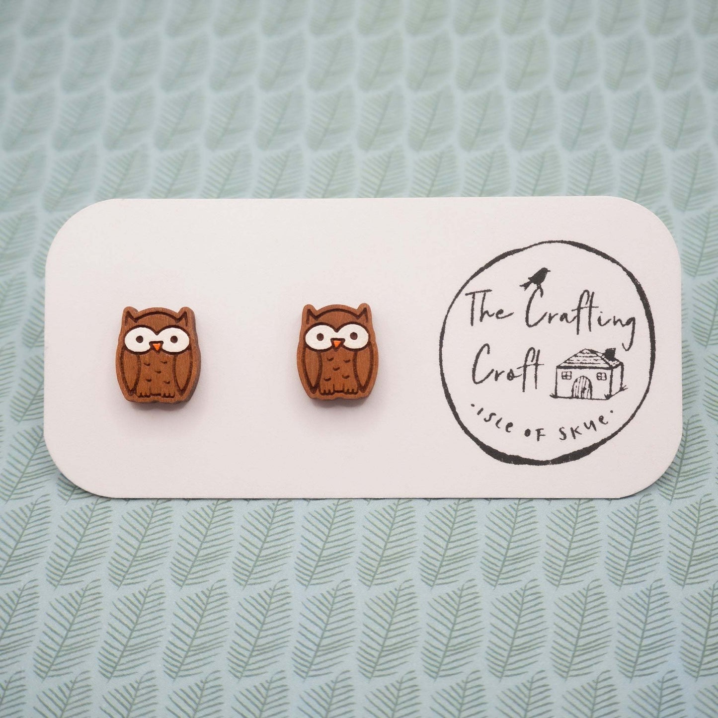 Have a hoot of a time with our owl stud earrings 