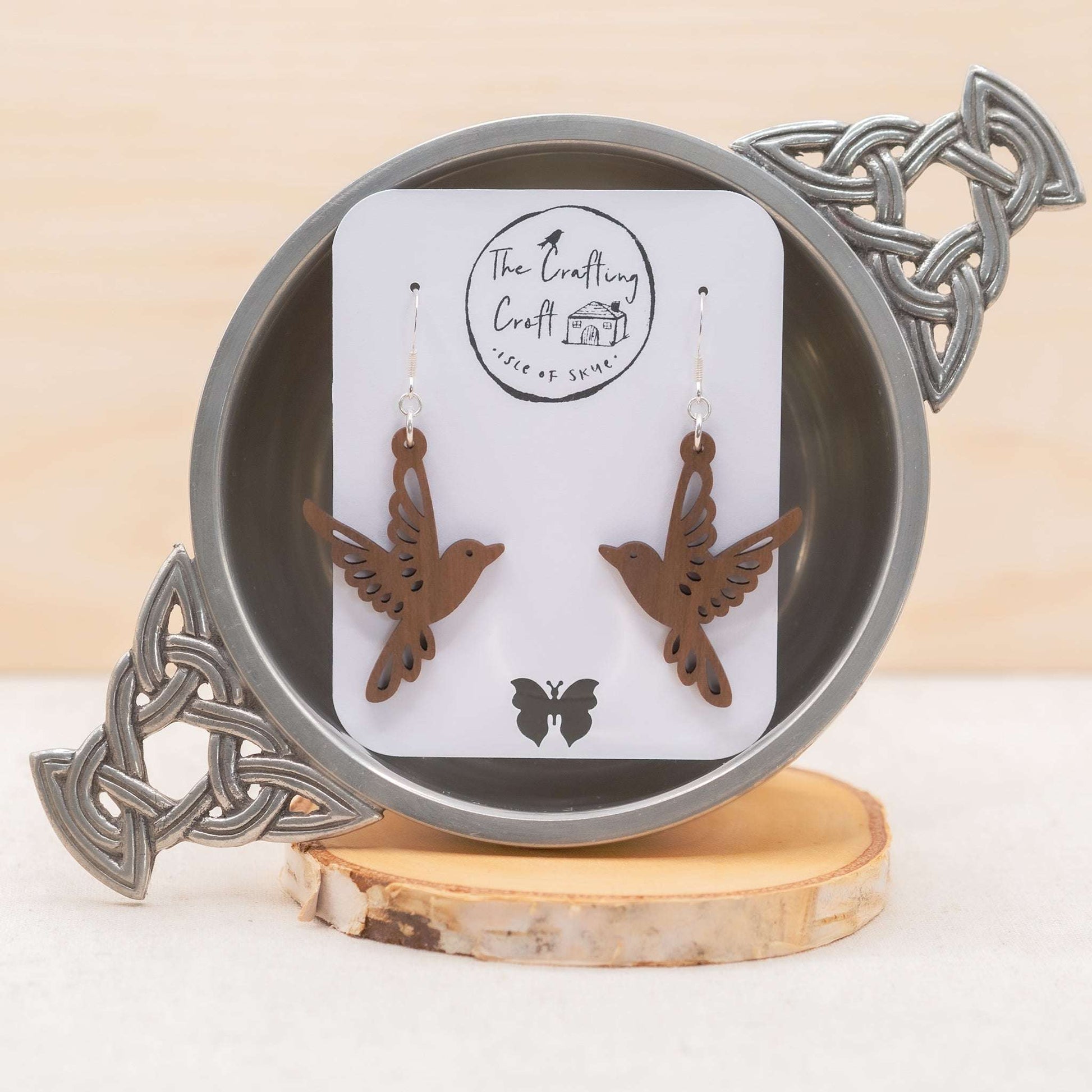 Hummingbird drop earrings a unique and thoughtful gift